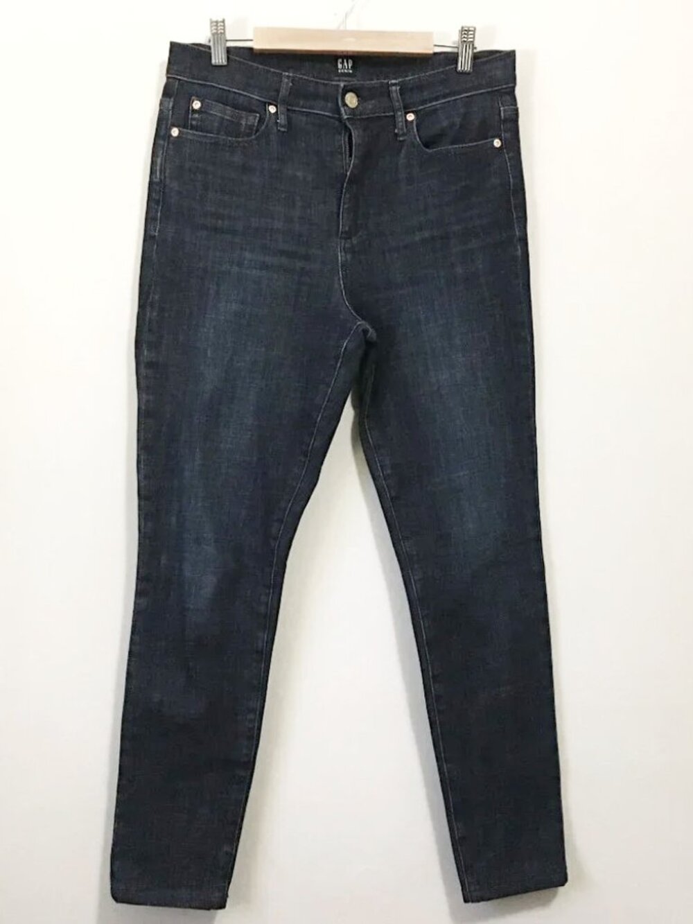 GAP Denim True Skinny Jeans Size 29 8 Medium Blue Stretch Slim Leg